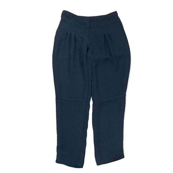 Derek Lam for design black polyester high-rise pants with pleats size 2 - Picture 3 of 9